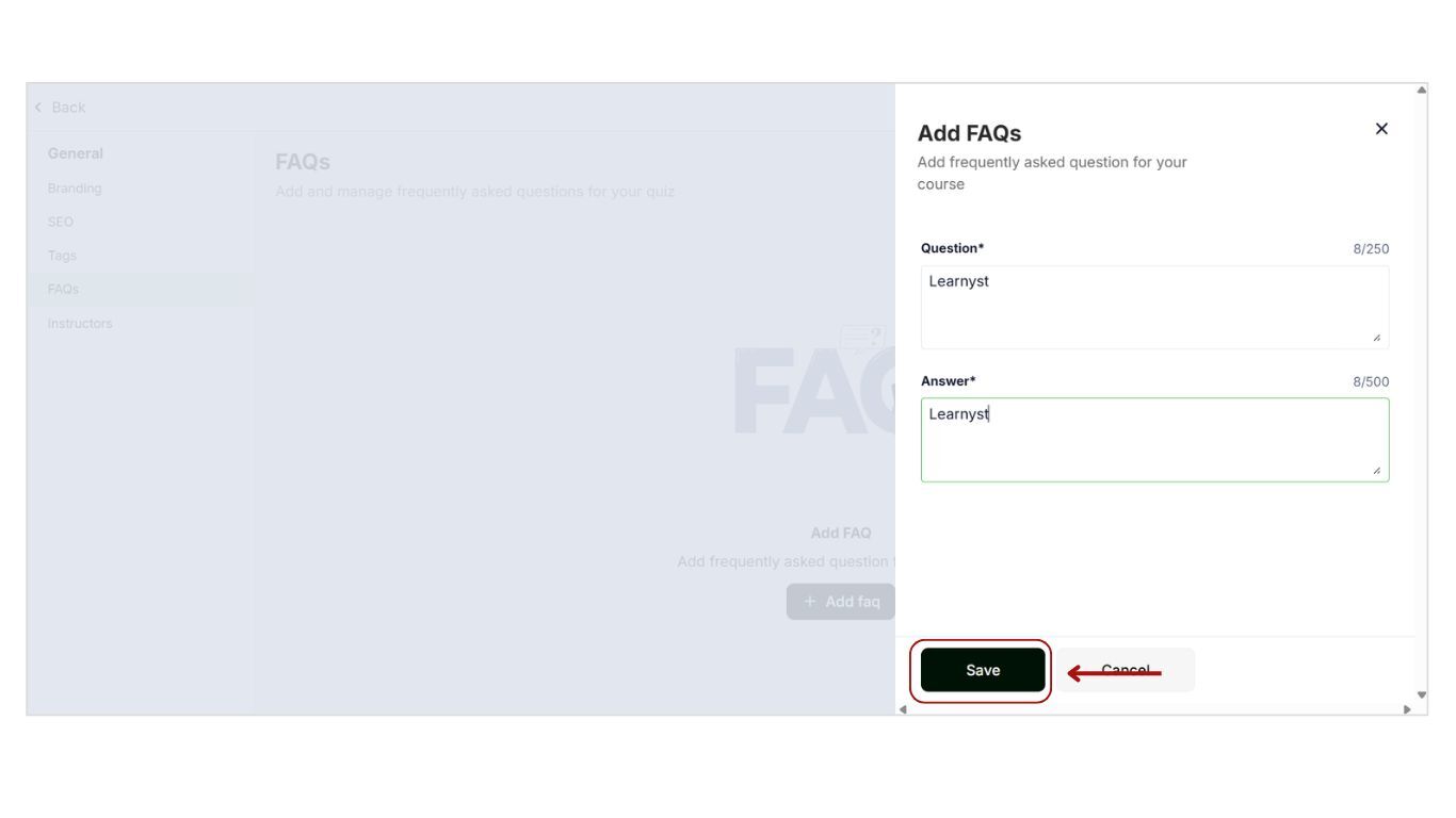 Add FAQ for the Mock test