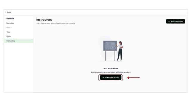 Add the author/instructor for your Mock test step 3
