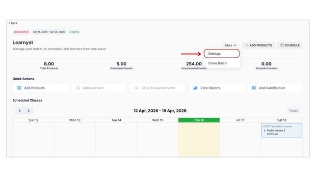 Add SEO details to the Batch step 1