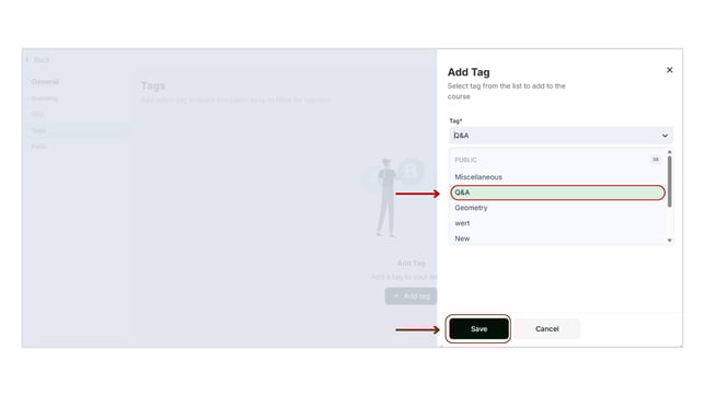 Add a tag to the Batch step 4