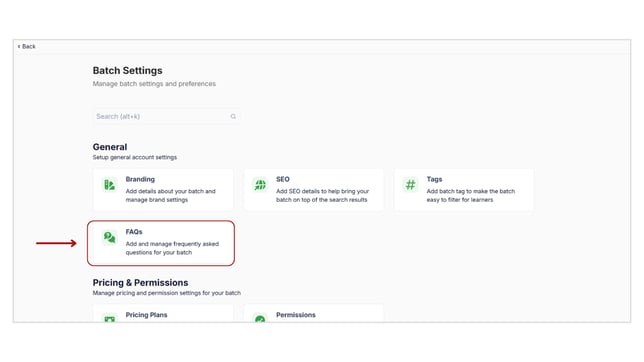 Add FAQ for the Batch step 2