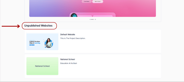 Going Live with Website step 1