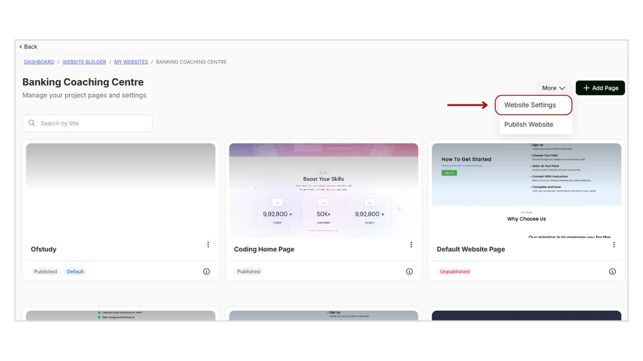 Website Builder Overview