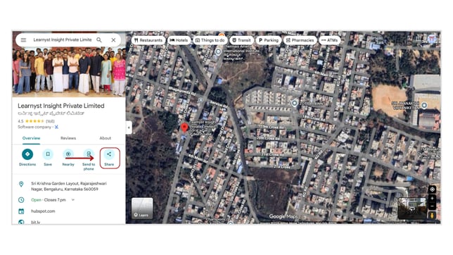 Embed a map into the Website Page step 2