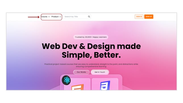 Adding a Navigation Menu to the Navbar or Footer of a Website Page step 6