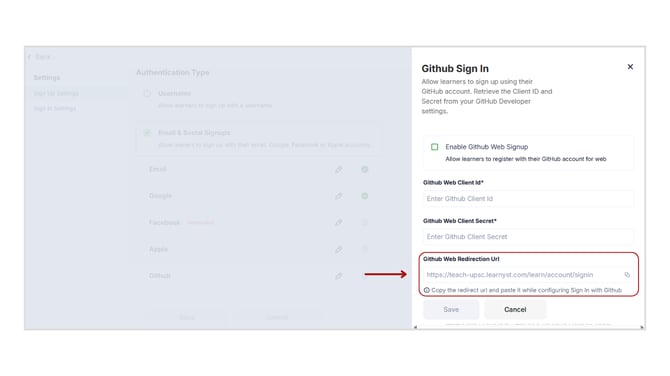 Announcing GitHub Integration for Mobile Apps on Learnyst step 3