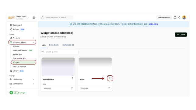Showcase your embeddable on other platforms step 2