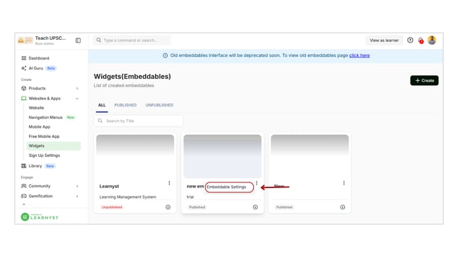 Showcase your embeddable on other platforms step 3