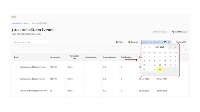 Collect all the sales report step 5