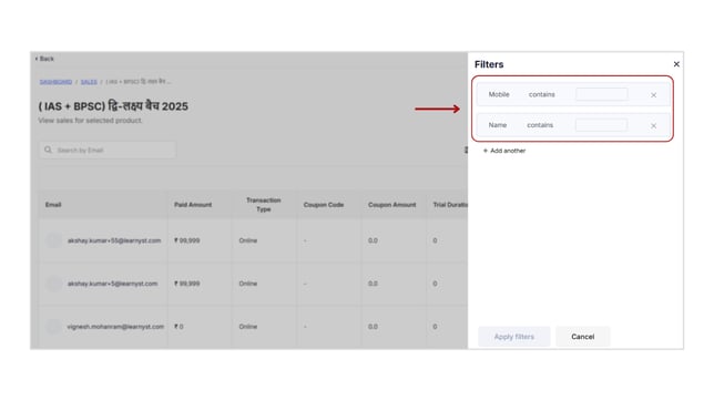 Collect all the sales report step 7