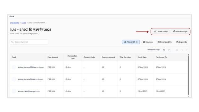 Collect all the sales report step 8