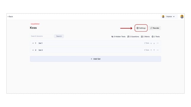 Add branding details for test series step 1