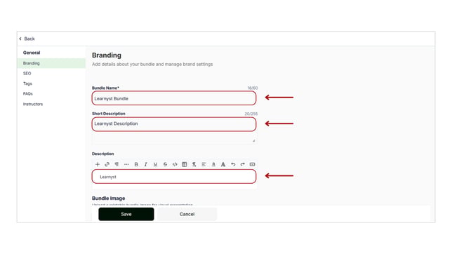 Add branding details for bundle step 4
