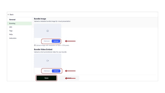 Add branding details for bundle step 5