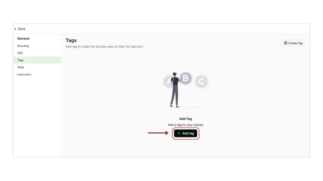 Add tag to the Bundle step 3