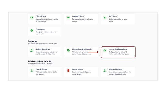 Set Up Learner Invoicing and GSTIN(Learner Configurations) for Bundles step 2