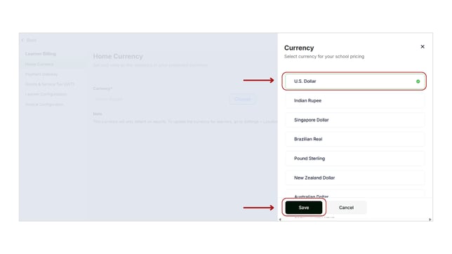 How to change your Home Currency step 4