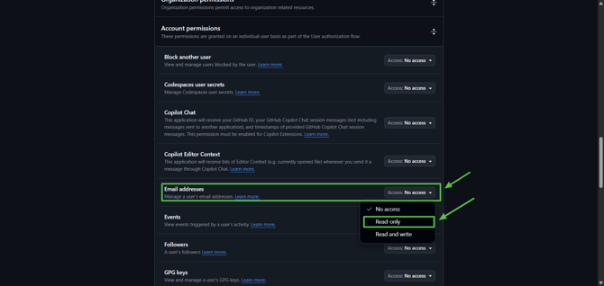 Allow your learners to sign up with their GitHub accounts in step 12