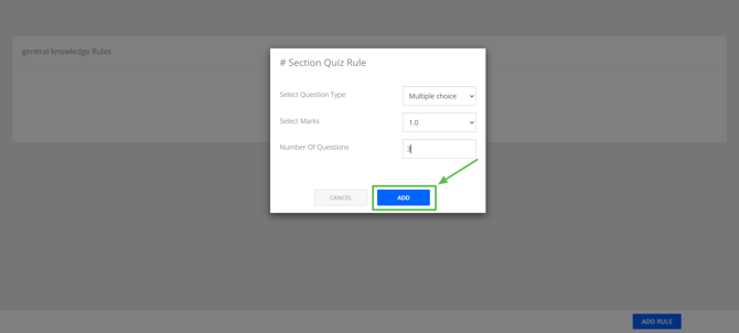 Set Randomization Rules