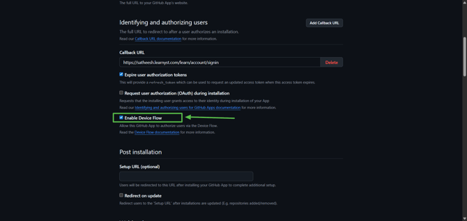 Allow your learners to sign up with their GitHub accounts in step 9