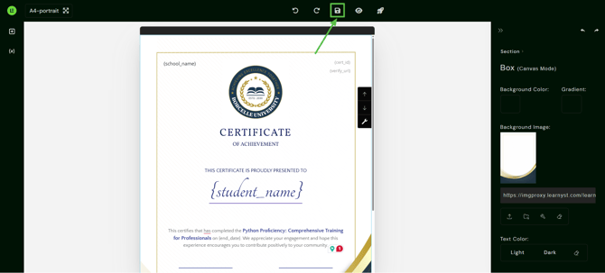 Design Certificates