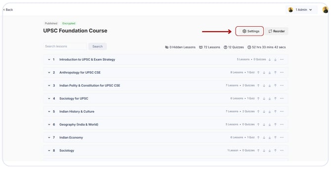 Add Tag details to the courses (3)