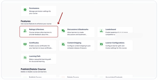 Add ratings and reviews