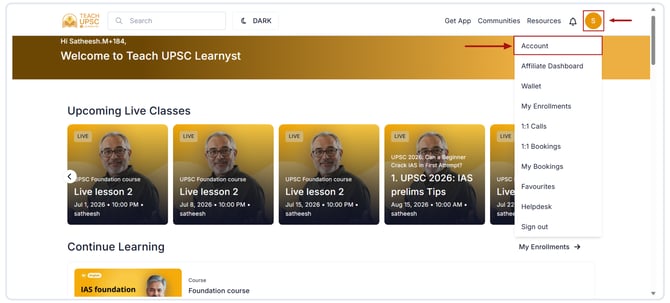 Article - profile update