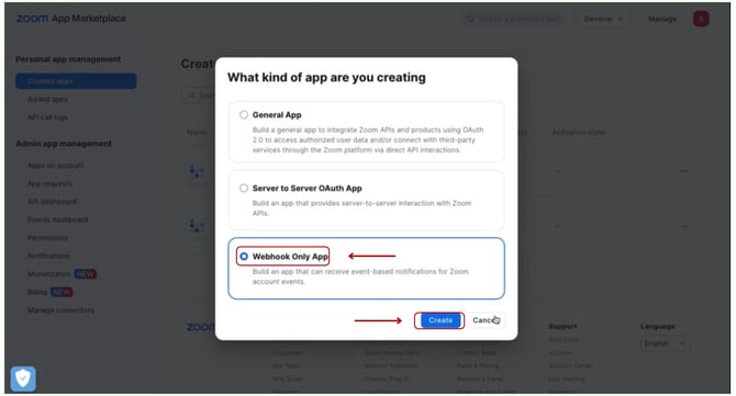 Configure your webhook for your school (1)