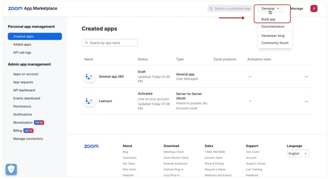 Configure your webhook for your school