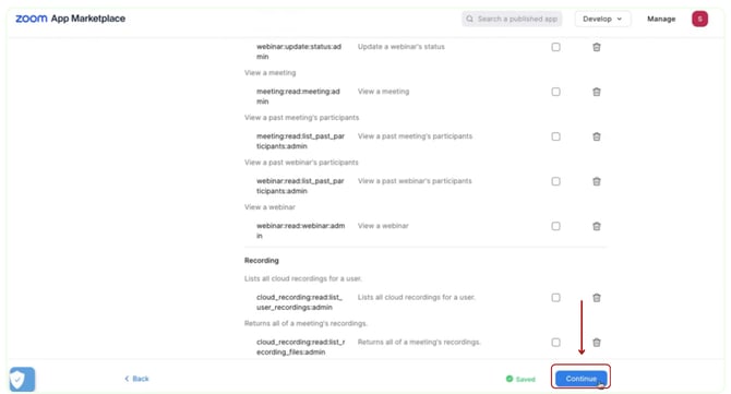 Configure your zoom OAuth credentials for your school (4)