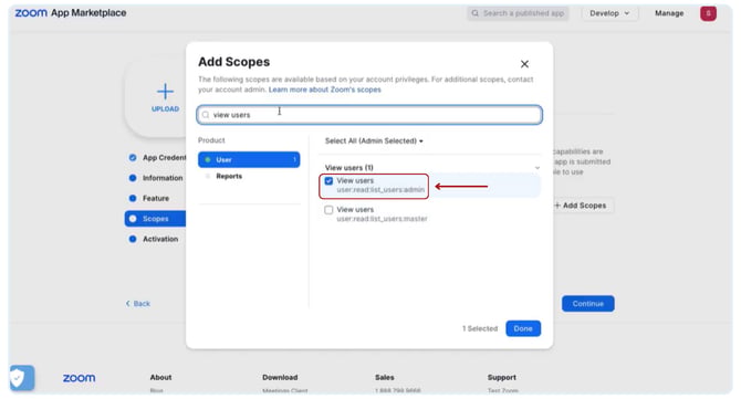 Configure your zoom OAuth credentials for your school