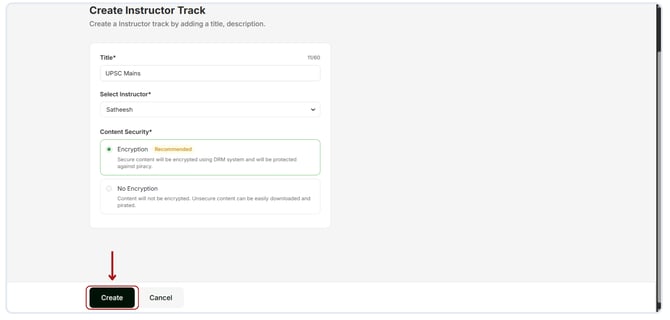 Create a Track (1)