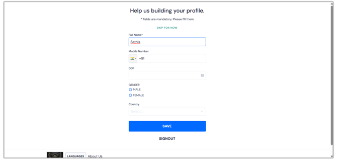 Enable and set the custom fields and collect learners details step 13