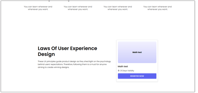 Overview of the Widgets (embeddables) step 18