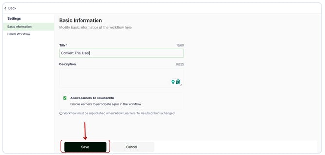 Edit the basic information of the workflow (2)