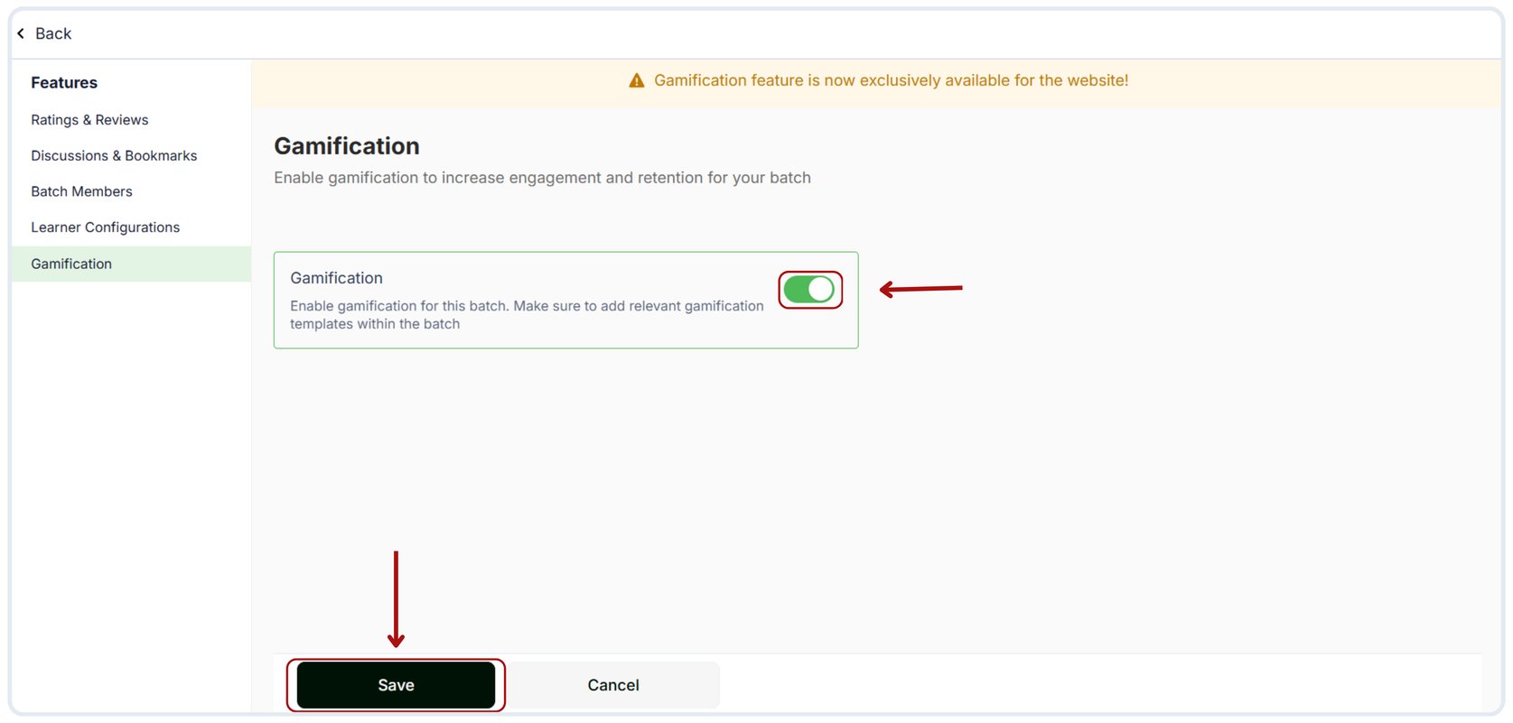 Enable and Use the Gamification Streak Feature in Learnyst