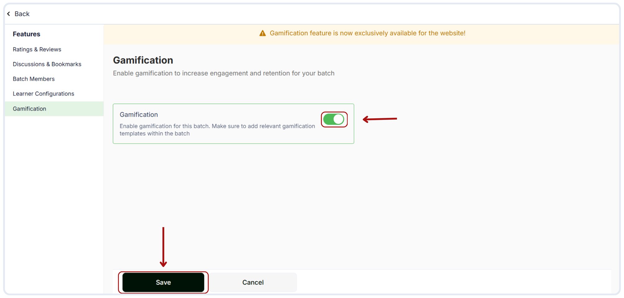 Enable and Use the Gamification Streak Feature in Learnyst