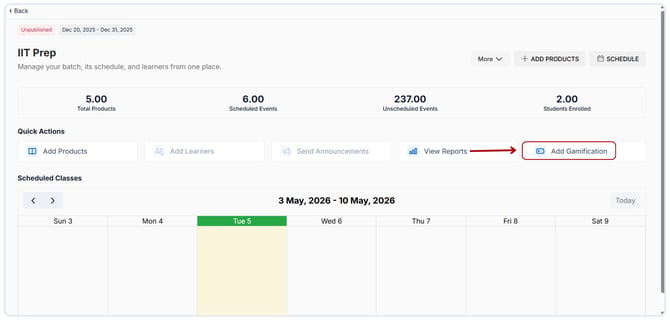 Enable and Use the Gamification Streak Feature in Learnyst (4)