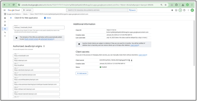 Enable Google Sign-In for Students on Your Mobile App step 17