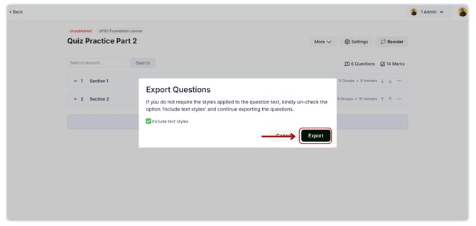Export quizs questions and answers. (1)
