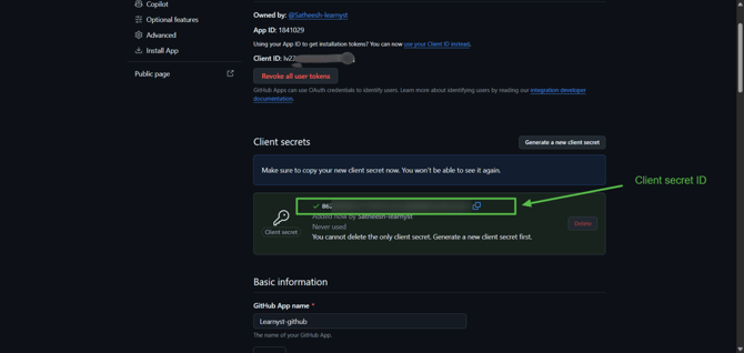 Allow your learners to sign up with their GitHub accounts&nbsp;in step 15