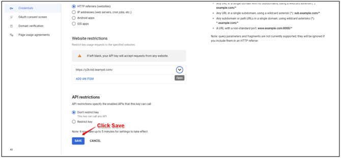 How To Setup Google Login/Signup On Your Academy step 10