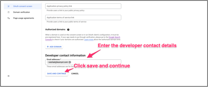How To Setup Google Login/Signup On Your Academy step 15