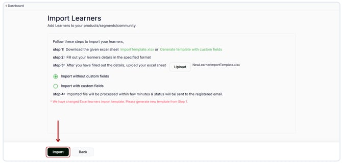 Import new Learners to a Course (4)