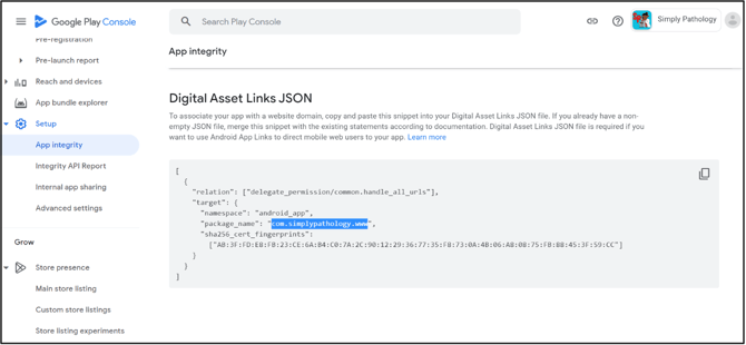 Enable Google Sign-In for Students on Your Mobile App step 6