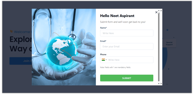 Adding a Link to a Button in Website step 8