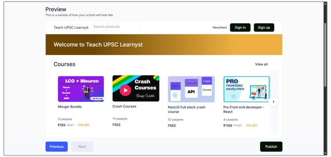 Learnyst Brand preview