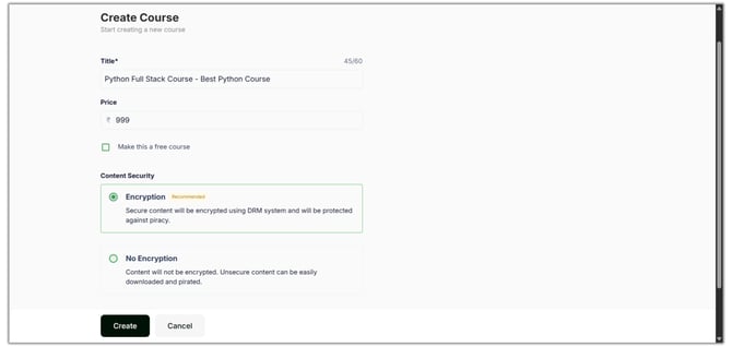 Learnyst Course overview