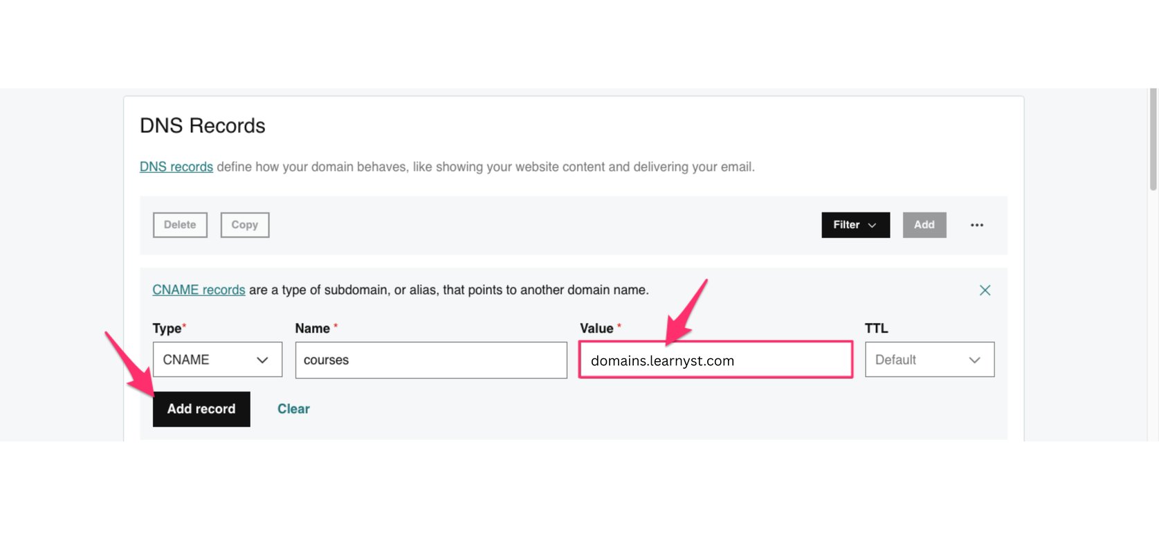 How to Map Learnyst Domain To Your Own Custom Domain